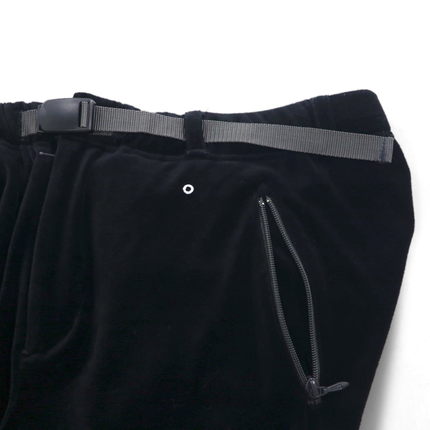 POST O'ALLS イージートップ E-Z TOP ベロア イージーパンツ L ブラック 3602-V3 日本製