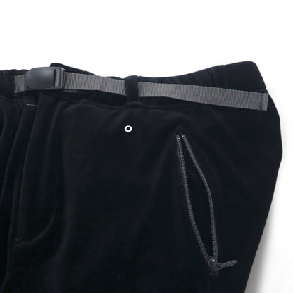 POST O'ALLS イージートップ E-Z TOP ベロア イージーパンツ L ブラック 3602-V3 日本製