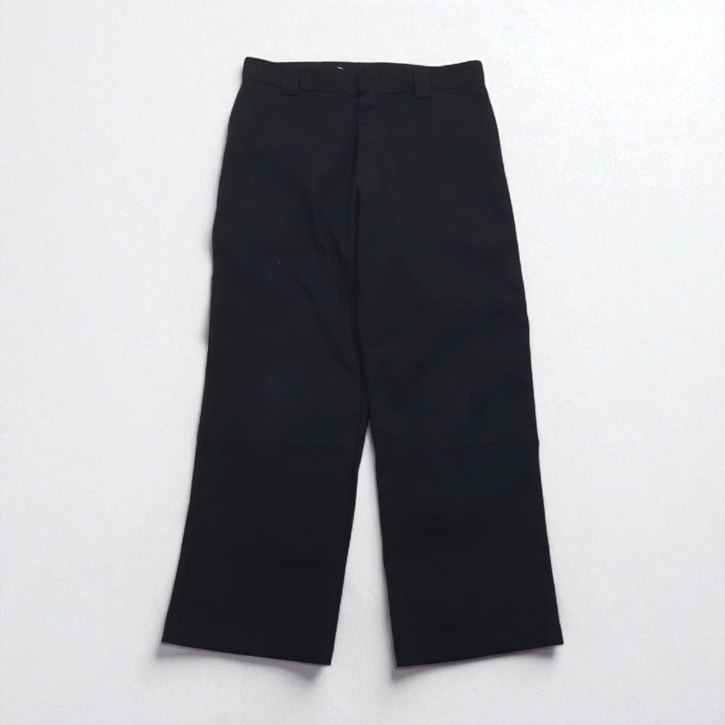 Dickies ルーズフィット LOOSE FIT ダブルニー ワークパンツ チノパンツ L ブラック 85283FBK メキシコ製