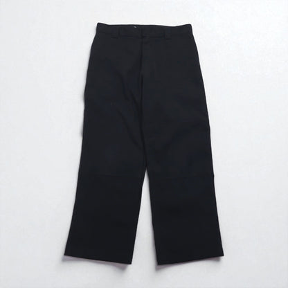 Dickies ルーズフィット LOOSE FIT ダブルニー ワークパンツ チノパンツ L ブラック 85283FBK メキシコ製