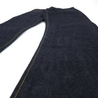 Lee RIDERS Bootcut Rigid Denim Pants S Indigo Blue Zipper Fly Leather Patch