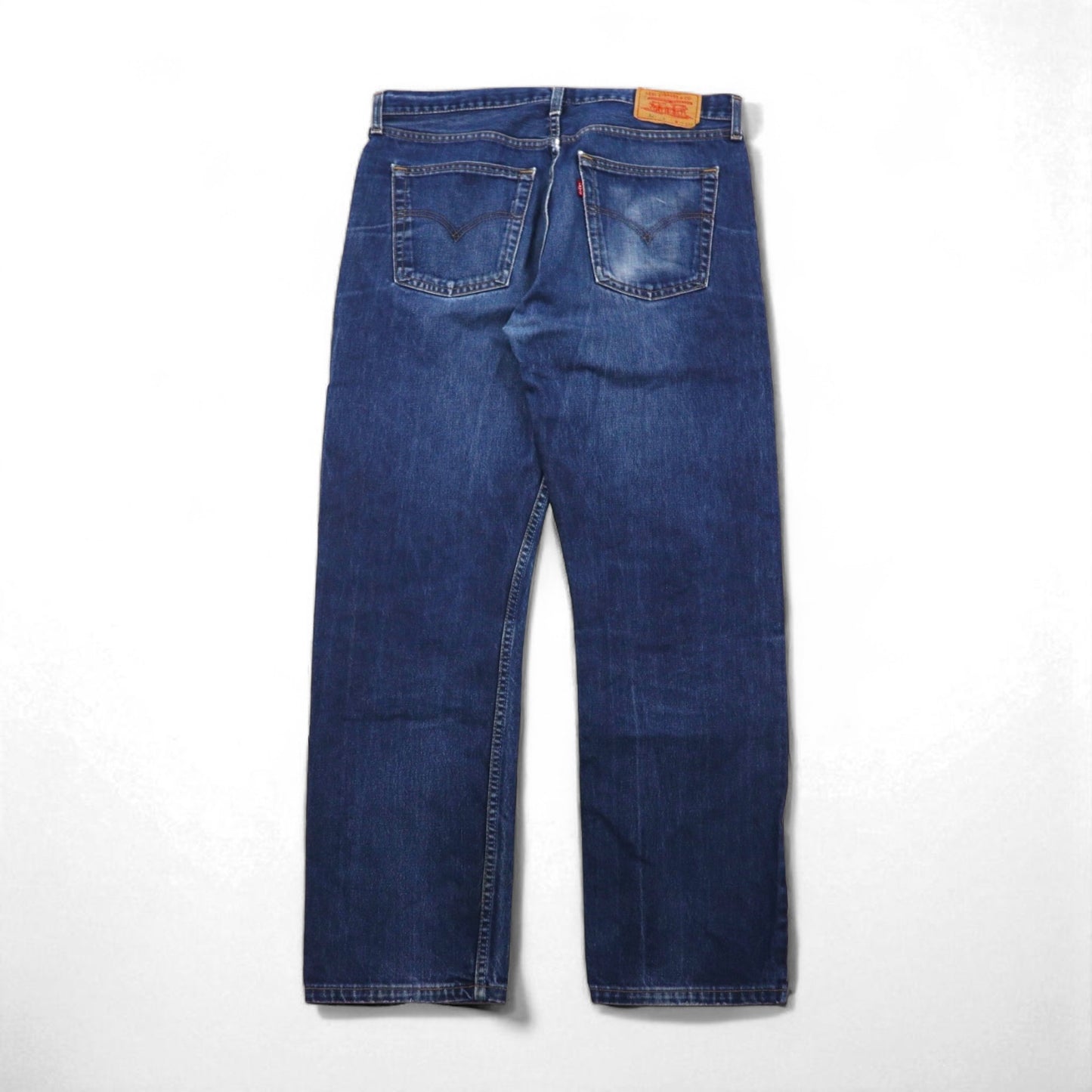 Levi's 00s Made in England 521 Euro Model Denim Jeans, Size L, Indigo, 00521 0202