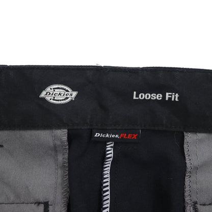 Dickies ルーズフィット LOOSE FIT ダブルニー ワークパンツ チノパンツ L ブラック 85283FBK メキシコ製