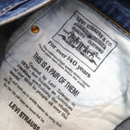 Levi's 00年代 イギリス製 521 ユーロモデル デニムパンツ ジーンズ L インディゴ 00521 0202