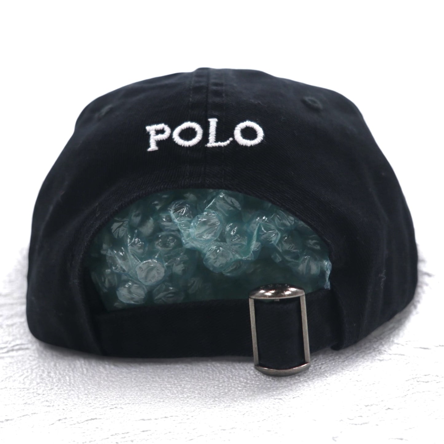 POLO RALPH LAUREN 6パネルキャップ 59cm ブラック コットン スモールポニー刺繍