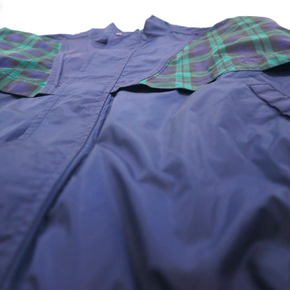 90s Vintage Windbreaker Sports Jacket, Nylon Check, XL, Golf Life