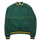 Made in USA 90s DOHERTY DUNNE Ribline Half Zip Nylon Jacket, Piste, L, Green