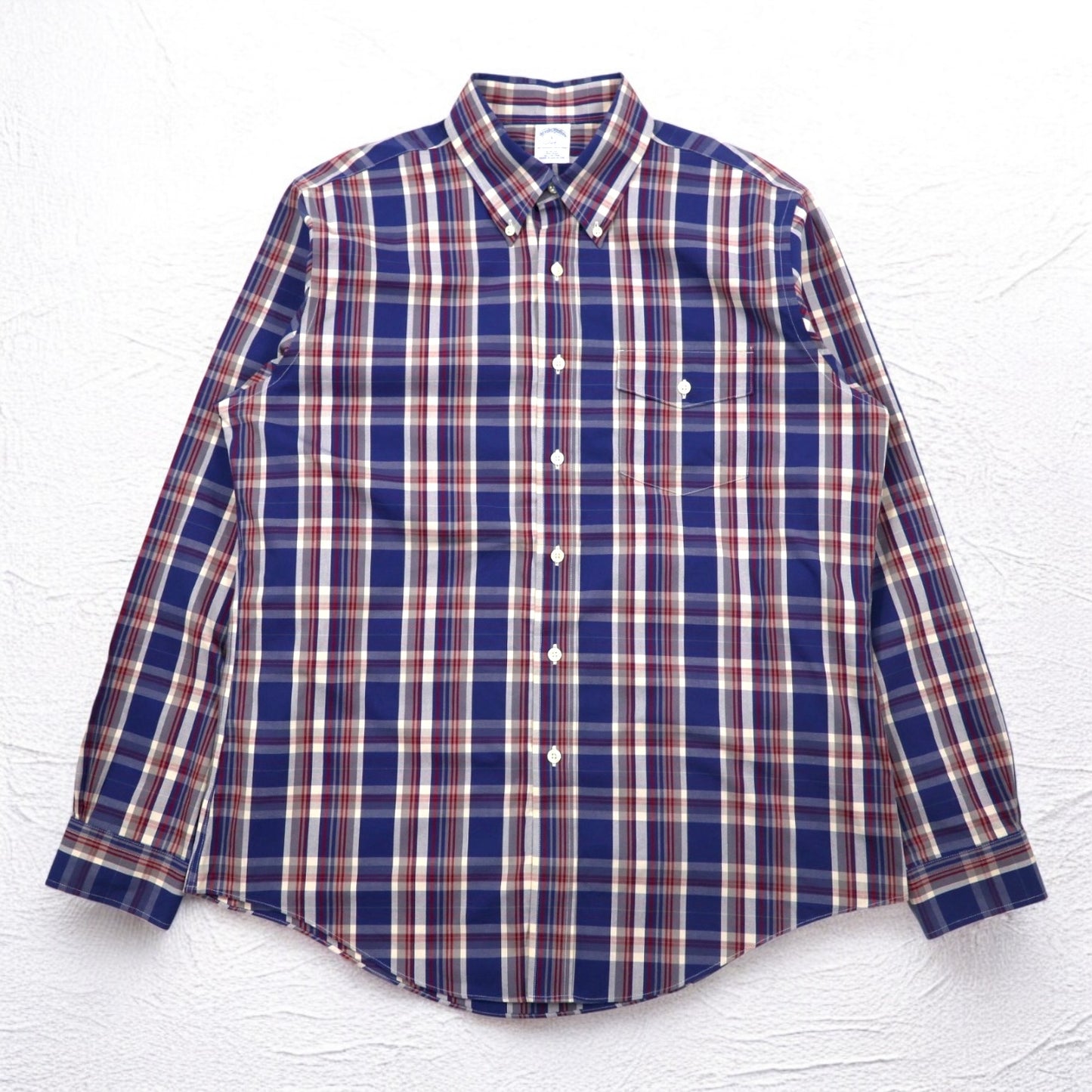 Brooks Brothers 346 ボタンダウンシャツ L マルチカラー 胸ポケット THE ORIGINAL POLO SHIRT