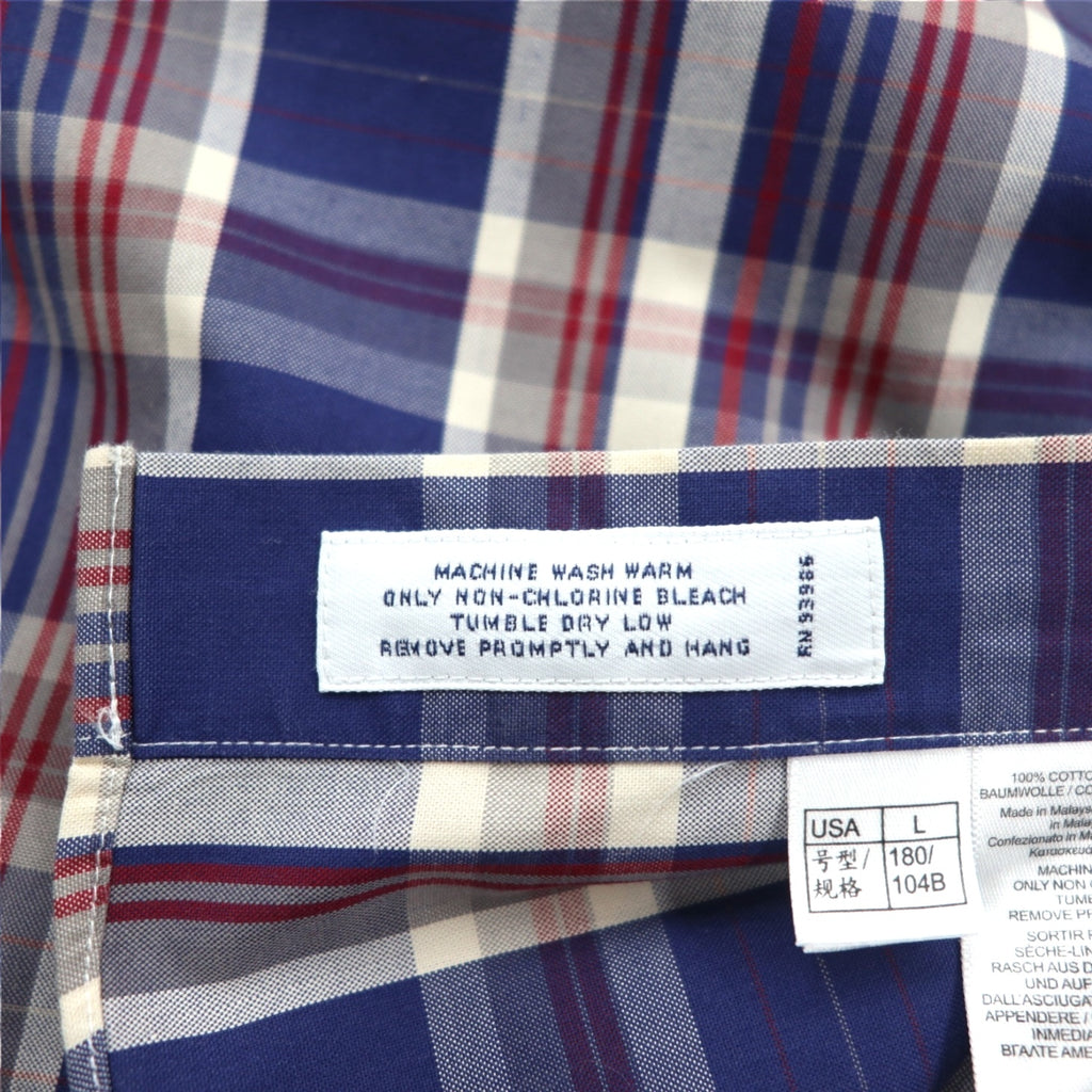 Brooks Brothers 346 Button Down Shirt L Multicolor Chest Pocket THE ORIGINAL POLO SHIRT