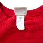 Lee College Print Sweatshirt XL Red Cotton Heavyweight Back Print EWS Made in Honduras