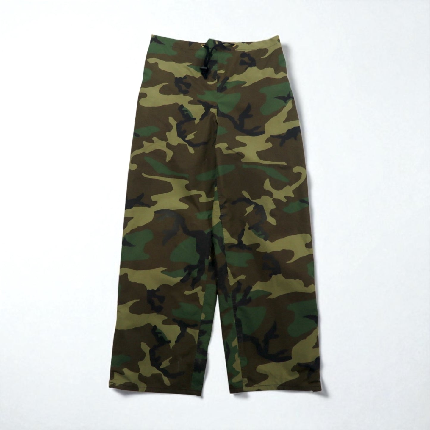 US ARMY 90s GORE-TEX Nylon Overpants, Size M, Khaki Camouflage, USCAVALRY