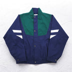Vintage 90s USA Made Windbreaker TOURNEY 90s USA Made Gore-Tex Nylon Jacket XXL Green Navy Waterproof