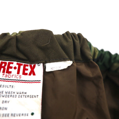 US ARMY 90s GORE-TEX Nylon Overpants, Size M, Khaki Camouflage, USCAVALRY
