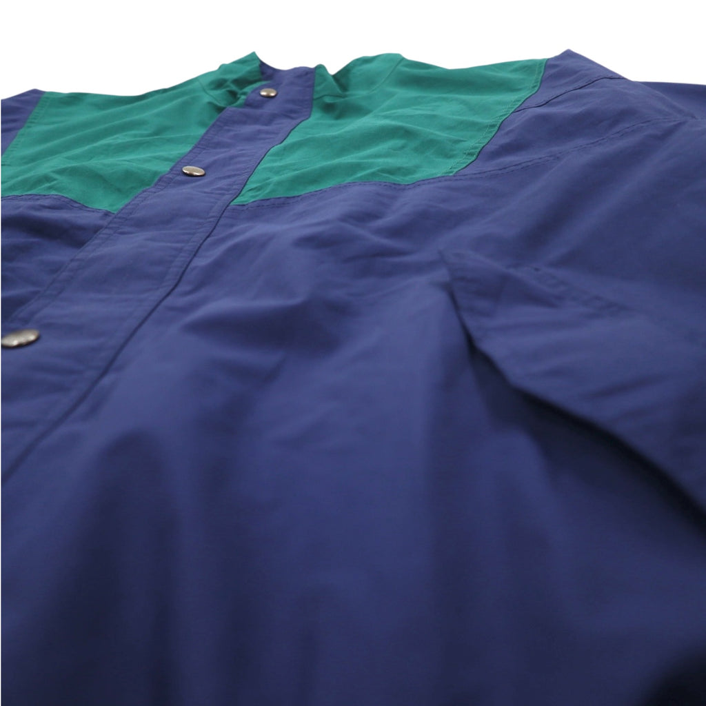 Vintage 90s USA Made Windbreaker TOURNEY 90s USA Made Gore-Tex Nylon Jacket XXL Green Navy Waterproof
