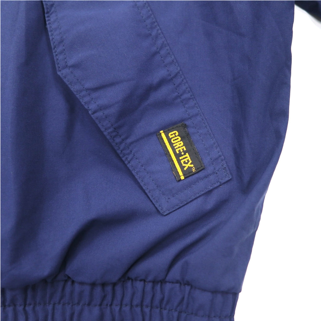 Vintage 90s USA Made Windbreaker TOURNEY 90s USA Made Gore-Tex Nylon Jacket XXL Green Navy Waterproof
