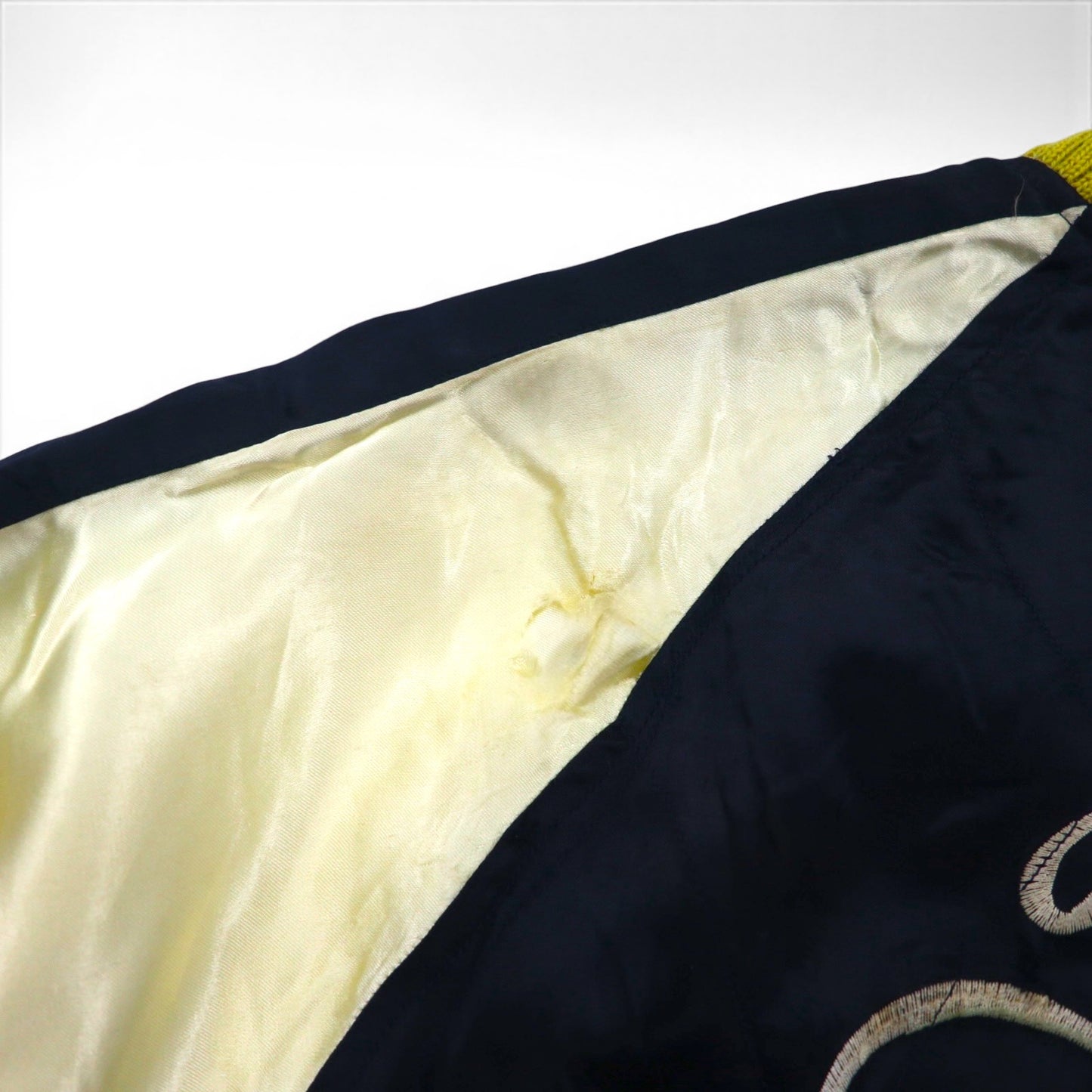 HOUSTON 90s Sukajan Souvenir Jacket, Size L, Nylon, Featuring a Dragon Design from Japan