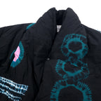 Sasquatchfabrix. Oriental Down Coat ORIENTAL DOWN COAT S Black All-over Pattern Tie-dye Snap Button 20AW-JKH-002