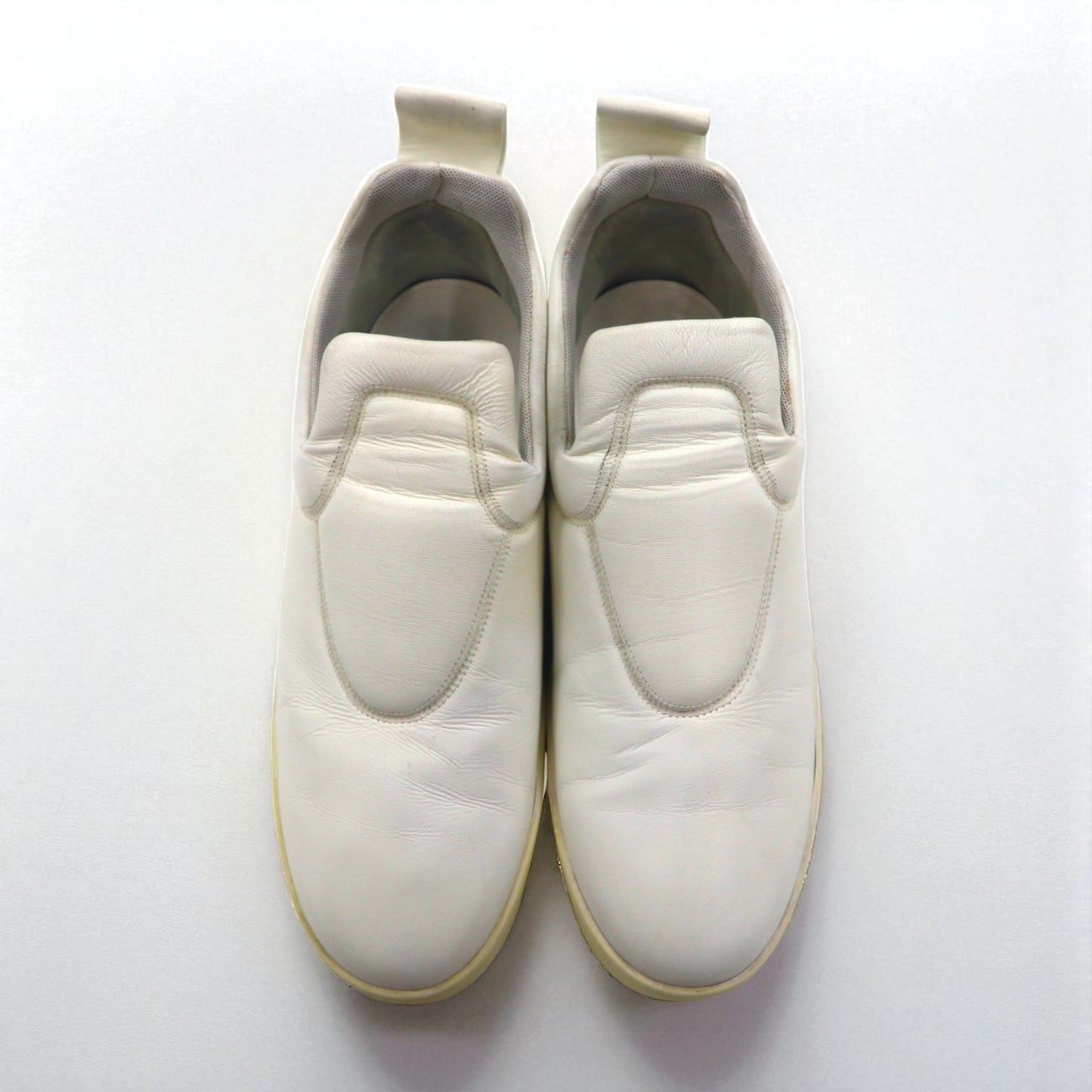 CELINE プルオン PULL ON レザー スリッポン スニーカー 27cm ホワイト 35 314533RPOC.01OP フィービー期 イタリア製