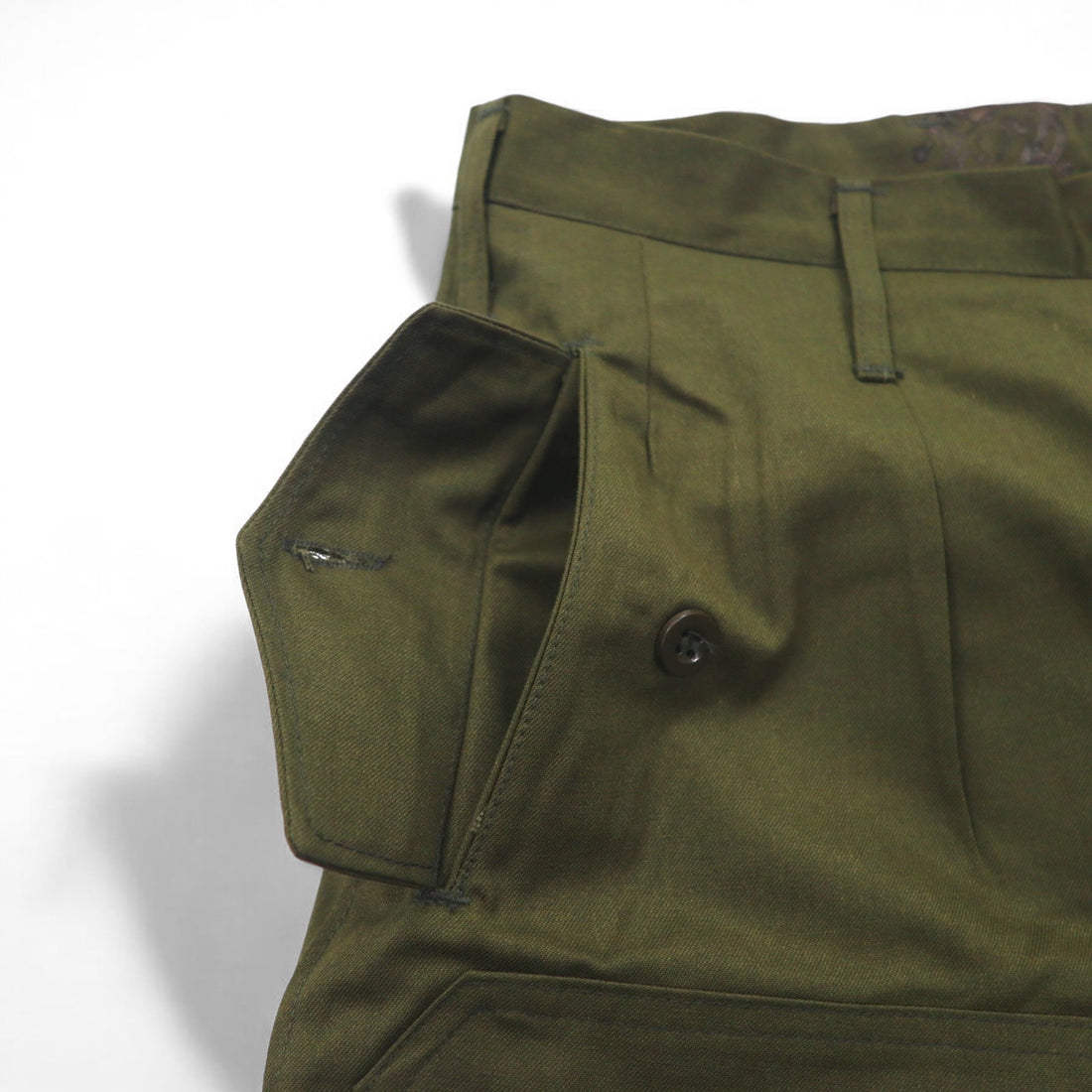 Vintage Czech Army Czech Army M-85 Double Knee Field Cargo Pants L Khaki Military Deadstock Unused