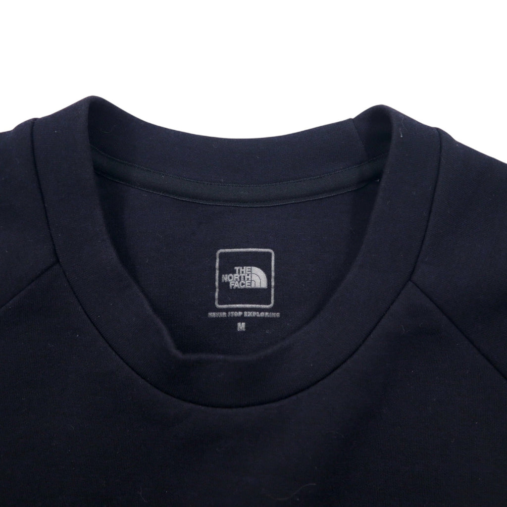 THE NORTH FACE Tech Air Sweat Crew NT12087, Medium, Black, Polyester, Rayon, Sleeve Logo