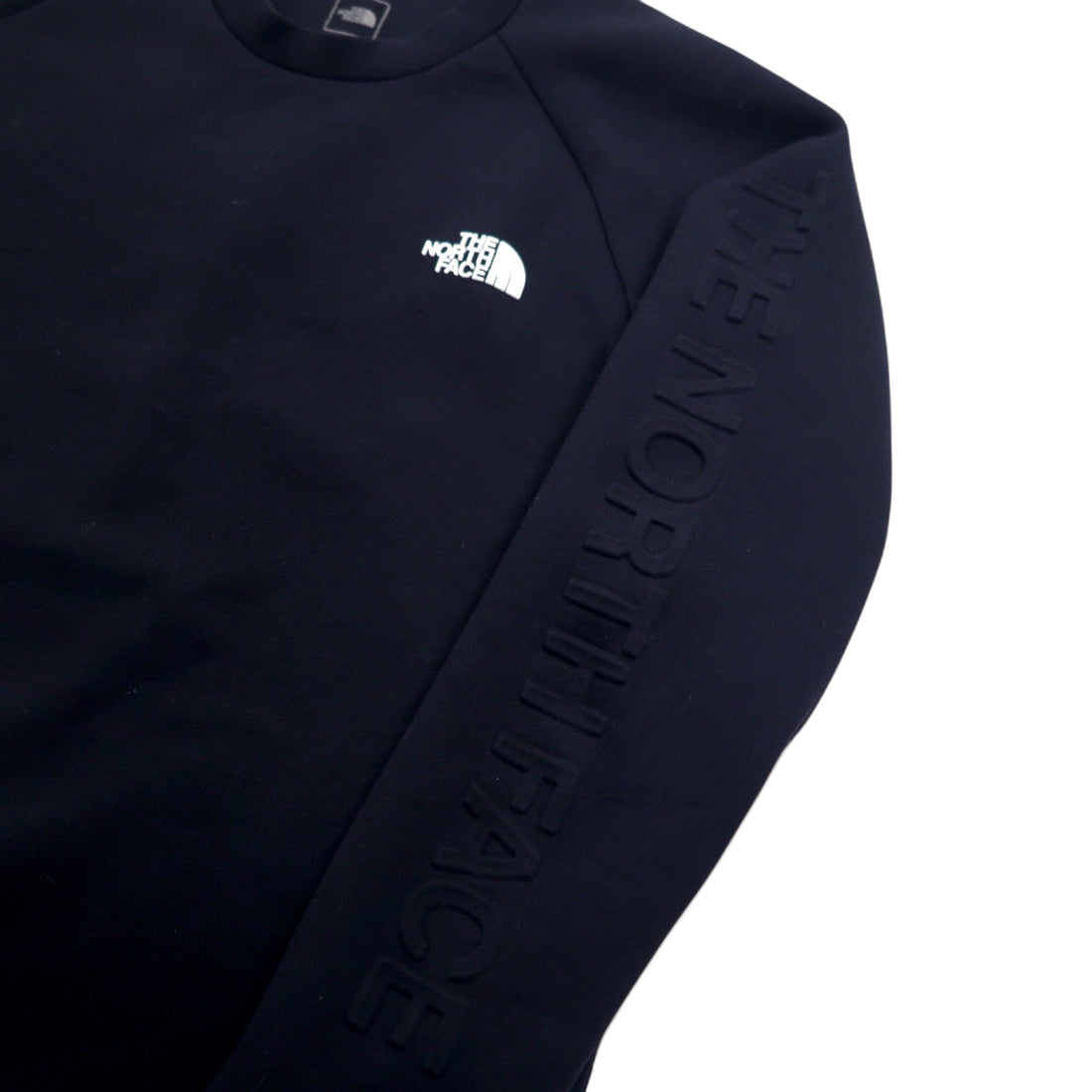 THE NORTH FACE Tech Air Sweat Crew NT12087, Medium, Black, Polyester, Rayon, Sleeve Logo