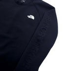THE NORTH FACE Tech Air Sweat Crew NT12087, Medium, Black, Polyester, Rayon, Sleeve Logo