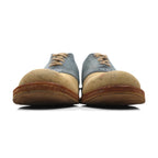 Vintage Shoe Company USA-Made Suede Leather Saddle Shoes, Size 26cm, Beige, V01688, T19138