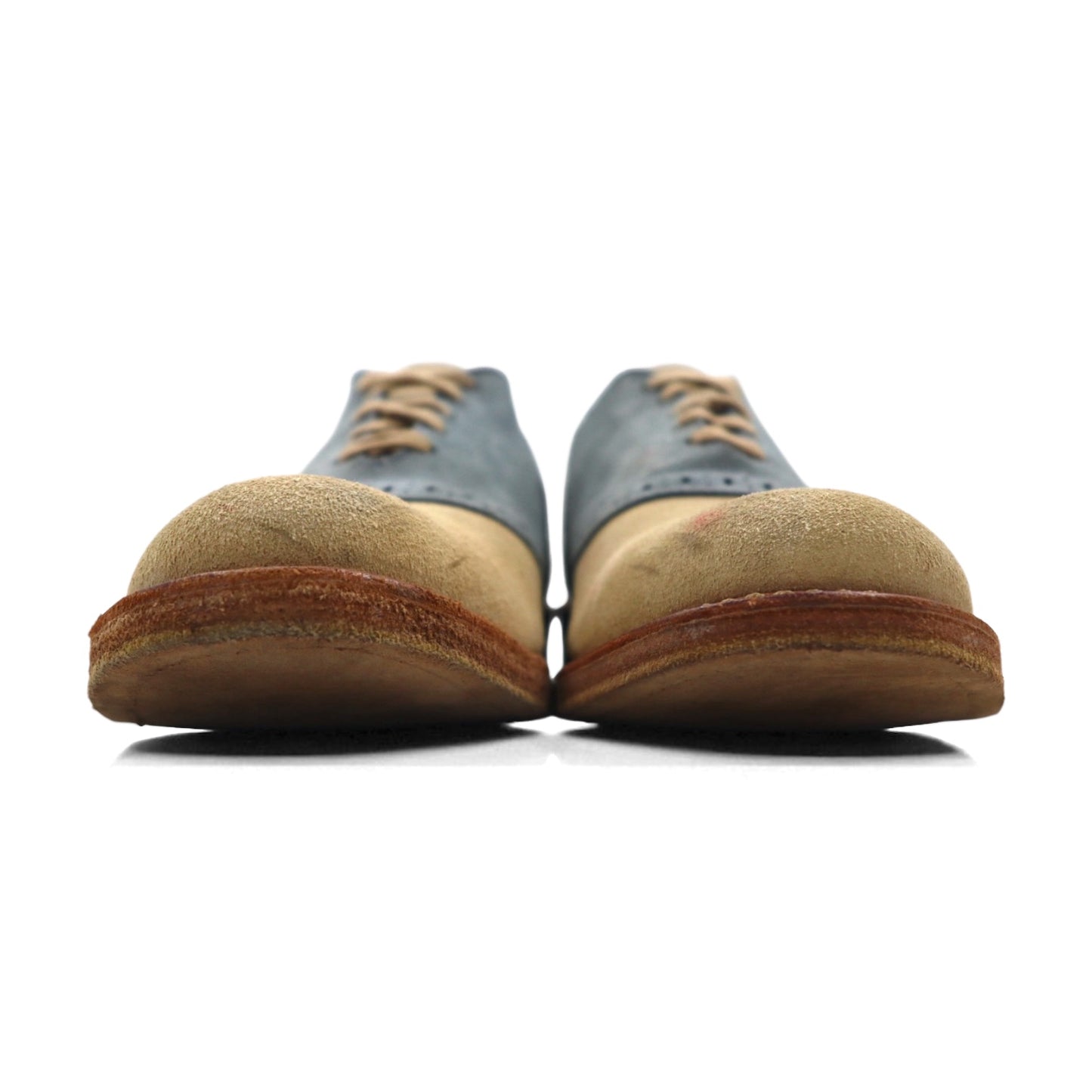 Vintage Shoe Company USA製 スエードレザー サドルシューズ 26cm ベージュ V01688 T19138