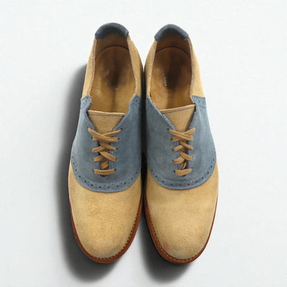 Vintage Shoe Company USA製 スエードレザー サドルシューズ 26cm ベージュ V01688 T19138