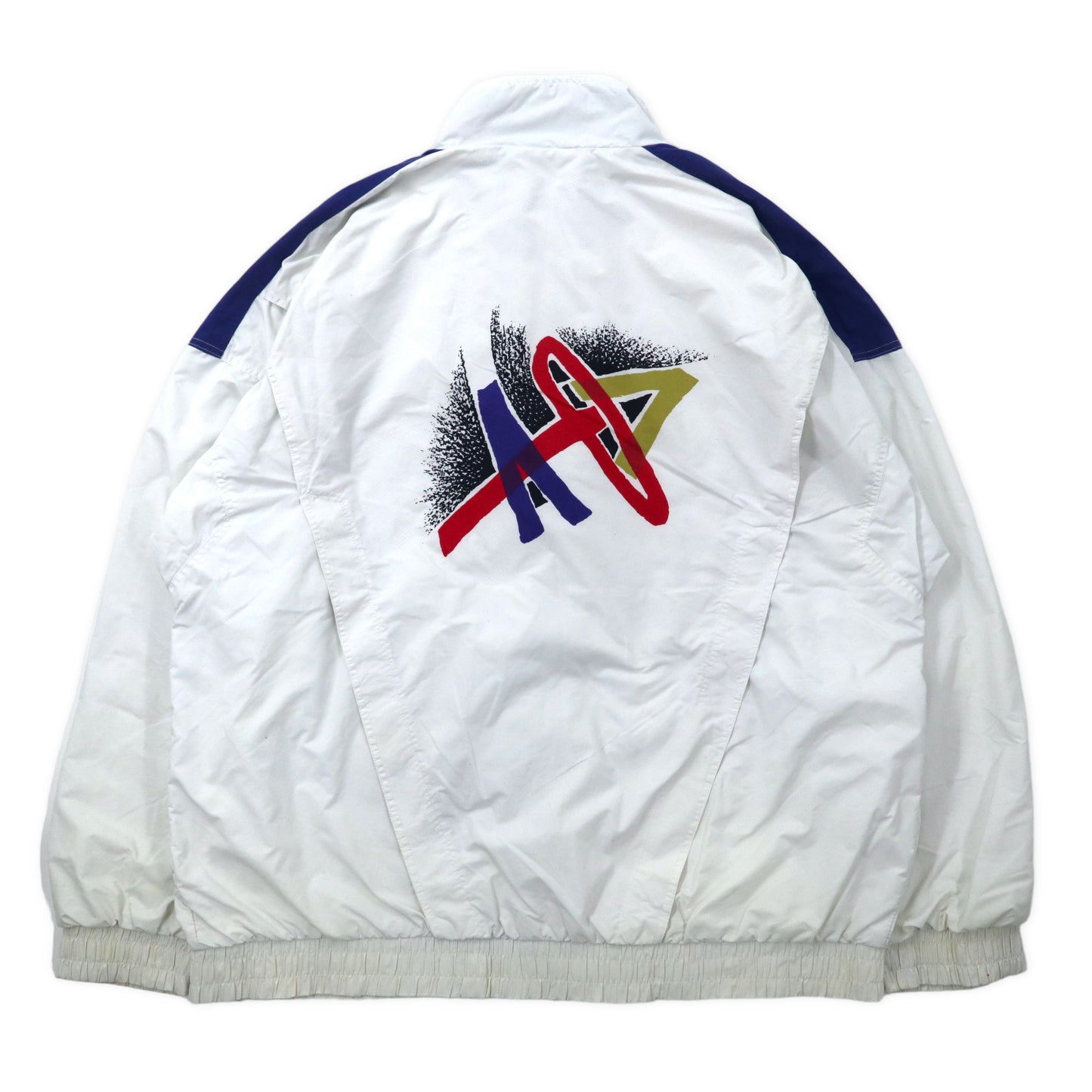 Adidas 80's old Yugoslavia MADE Windbreaker Jersey XL White 