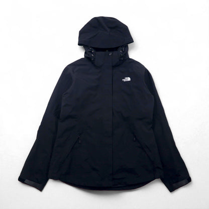 THE NORTH FACE HYVENT Mountain Parka, Black, Waterproof, Boundary Triclimate Jacket, AMVD Double Zip, US Standard