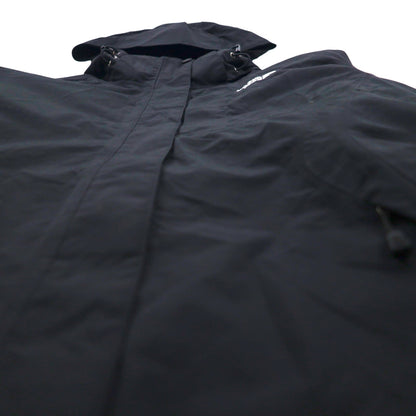 THE NORTH FACE HYVENT Mountain Parka, Black, Waterproof, Boundary Triclimate Jacket, AMVD Double Zip, US Standard