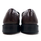 COLE HAAN Split Toe U-Tip Dress Shoes 26.5cm Brown Leather 01595