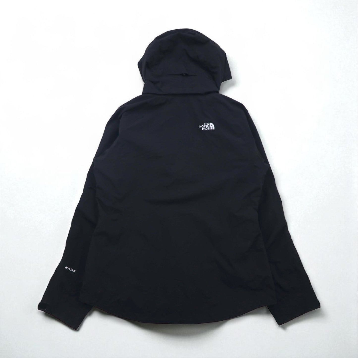 THE NORTH FACE HYVENT Mountain Parka, Black, Waterproof, Boundary Triclimate Jacket, AMVD Double Zip, US Standard
