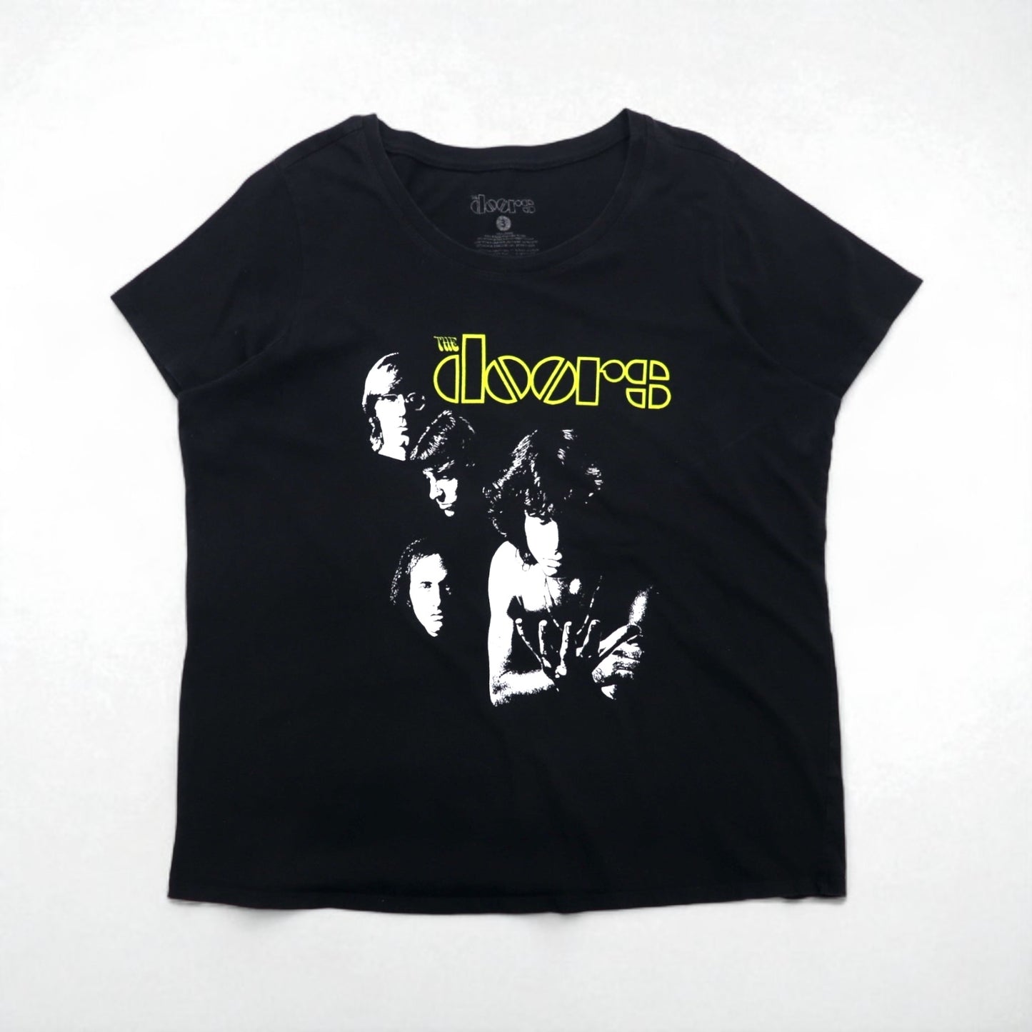 THE DOORS ドアーズ オフィシャル ロック バンド Tシャツ L ブラック コットン