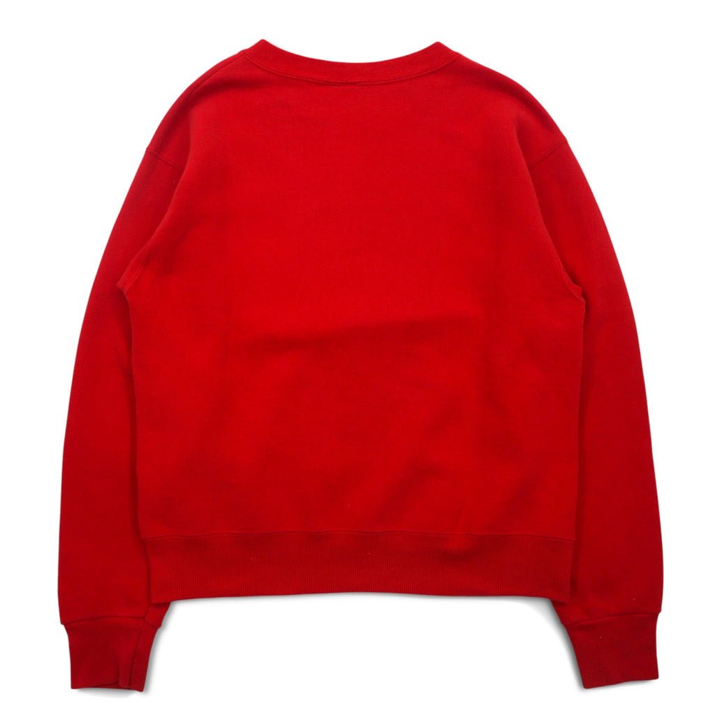 USA製 90年代 NBA シカゴブルズ CHICAGO BULLS プリント スウェット L レッド NUTMEG