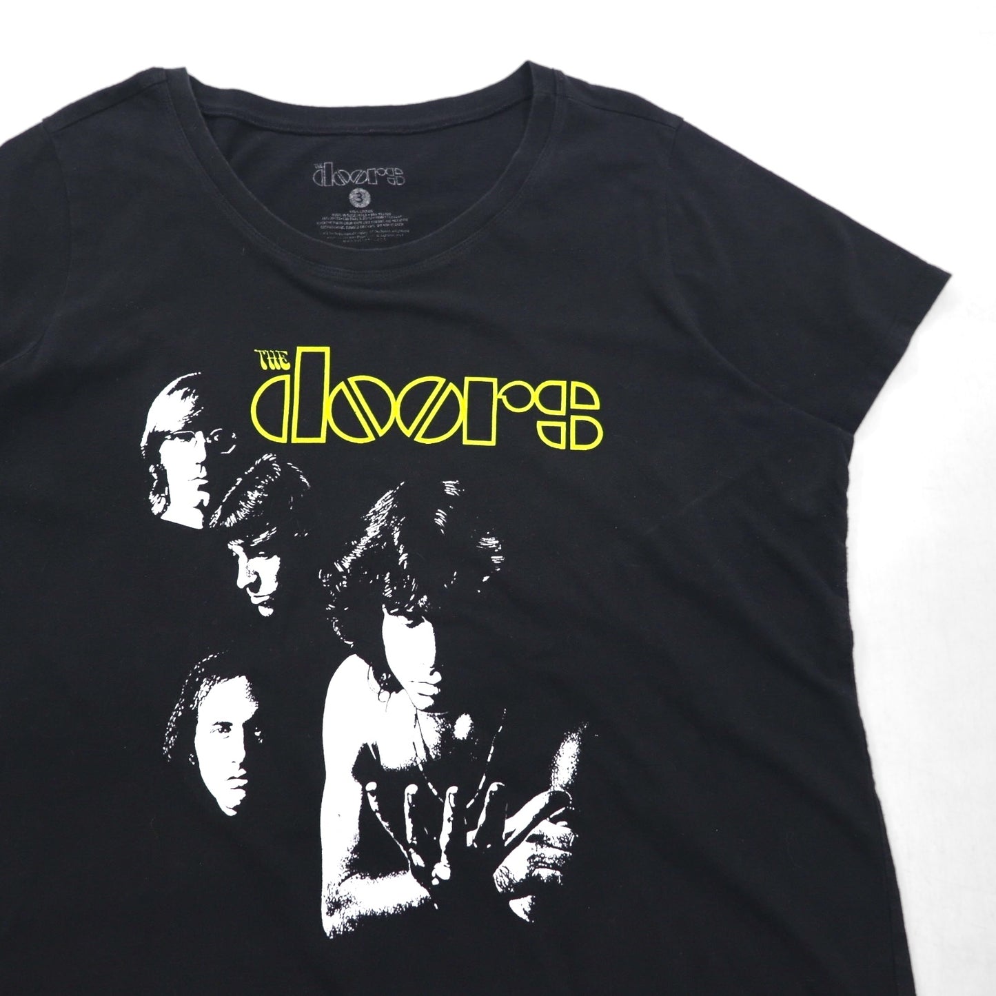 THE DOORS ドアーズ オフィシャル ロック バンド Tシャツ L ブラック コットン