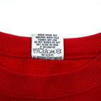 USA製 90年代 NBA シカゴブルズ CHICAGO BULLS プリント スウェット L レッド NUTMEG