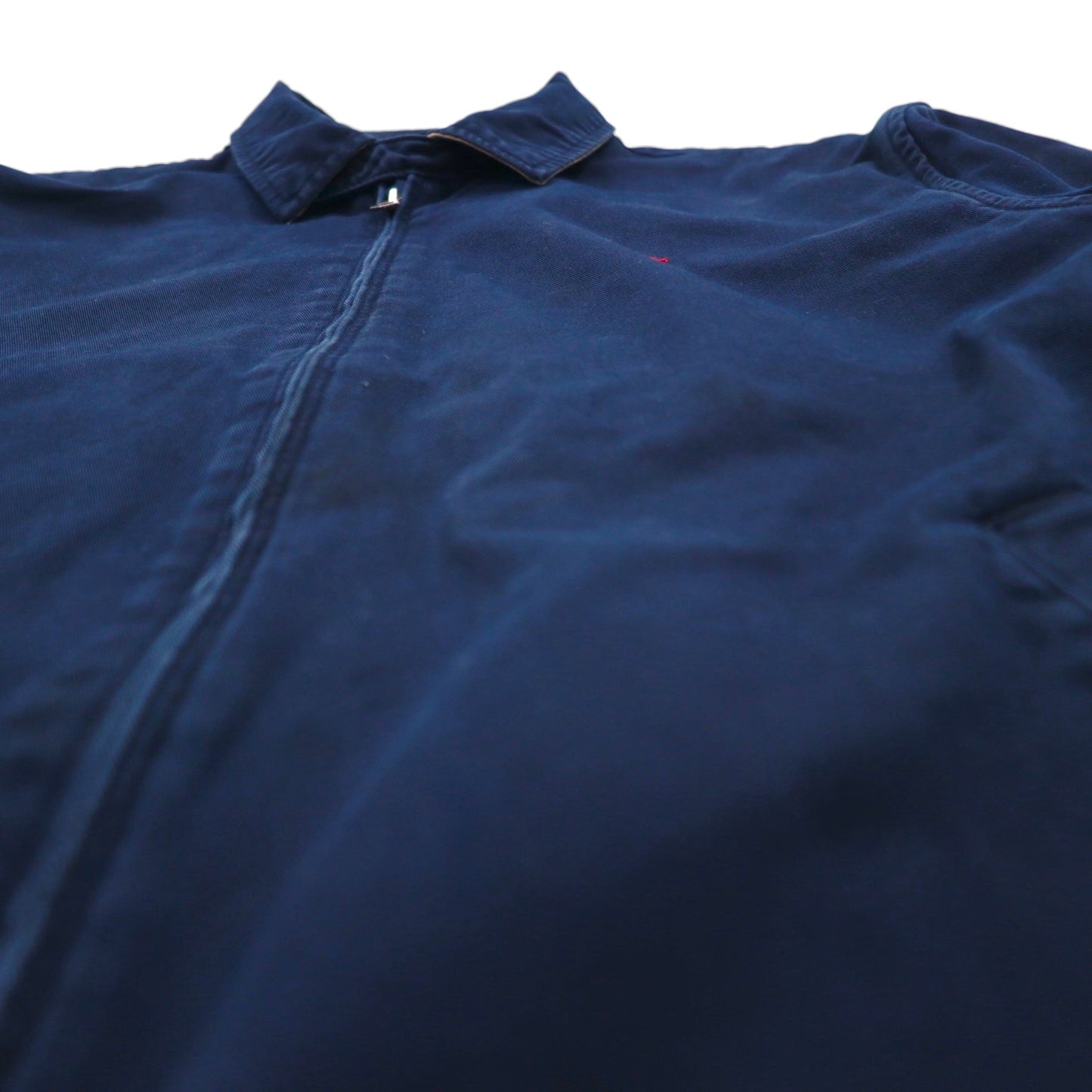 Polo Ralph Lauren 90s Swing Top Harrington Jacket, Size L, Navy, Small Pony Embroidery, Chin Strap