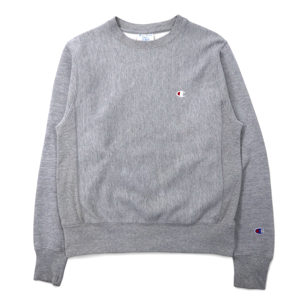 日本然リトテ-古着オンライン-Champion リバースウィーブ スウェット L グレー コットン 青単タグ 復刻 REVERSE WEAVE ホンジュラス製-Champion Reverse Weave Sweatshirt L Gray Cotton Single Blue Tag Reprint REVERSE WEAVE Honduras Made