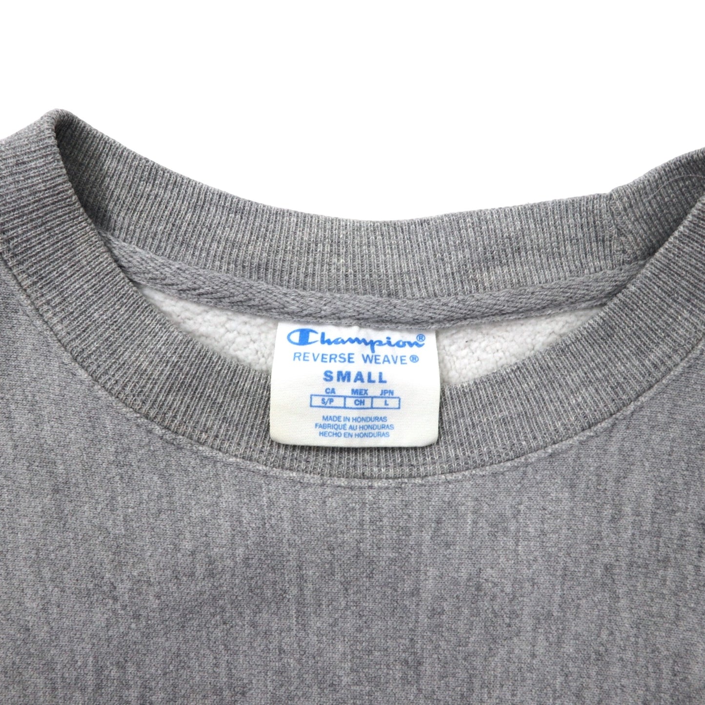 Champion リバースウィーブ スウェット L グレー コットン 青単タグ 復刻 REVERSE WEAVE ホンジュラス製