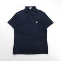 BURBERRY BRIT Nova Check Polo Shirt, Size XL, Navy, Cotton, Pique, Single Logo Embroidery, Made in Turkey