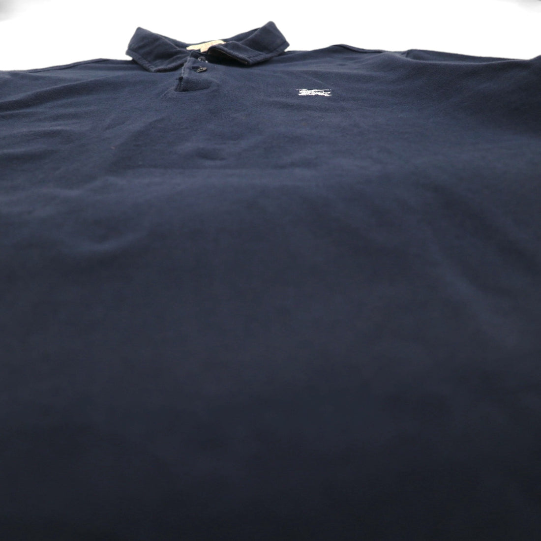 BURBERRY BRIT Nova Check Polo Shirt, Size XL, Navy, Cotton, Pique, Single Logo Embroidery, Made in Turkey
