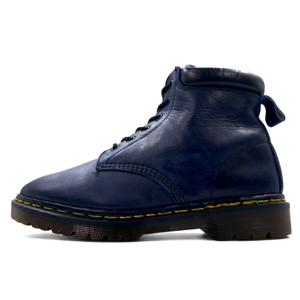 日本然リトテ-古着オンライン-Dr.Martens イングランド製 939 BEN BOOTS 6ホール レースアップブーツ 26cm ネイビー レザー-Dr.Martens England Made 939 BEN BOOTS 6 Hole Lace Up Boots US8 Navy Leather