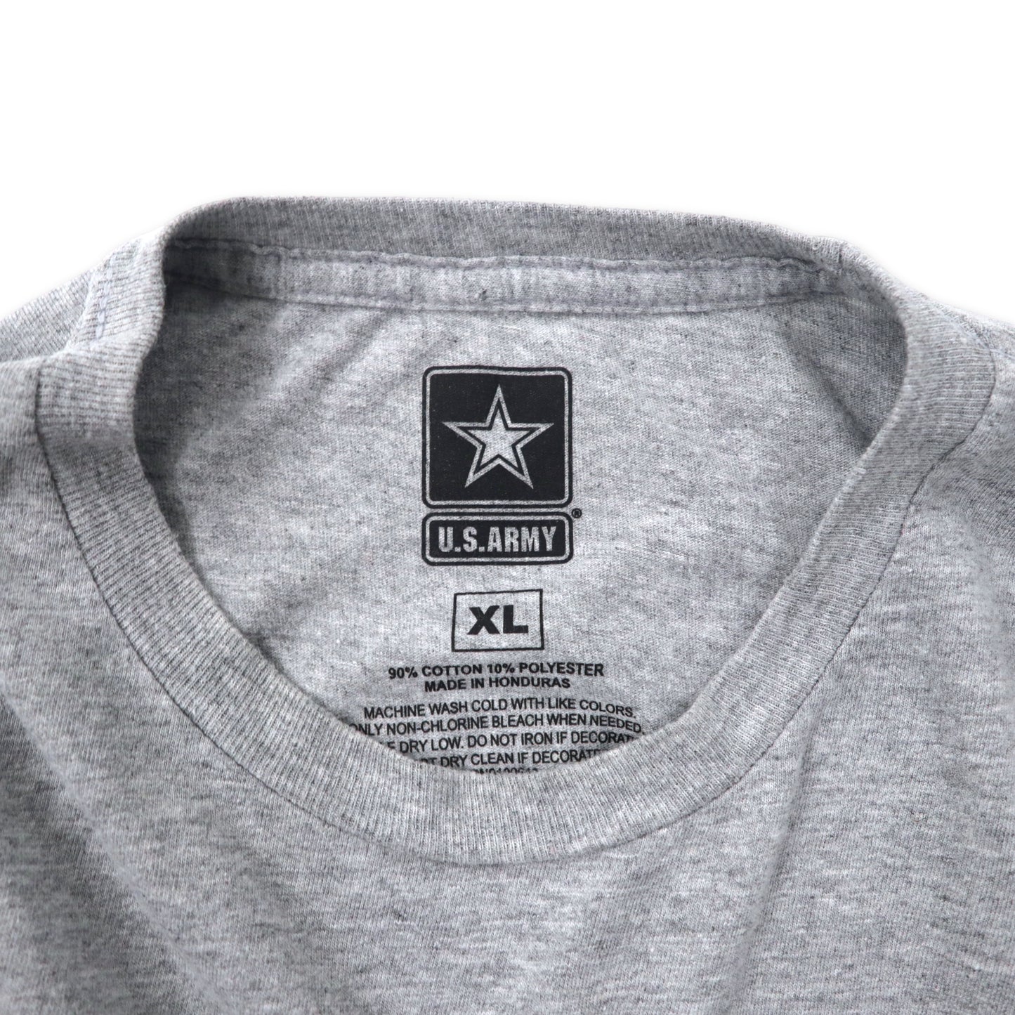 U.S.ARMY プリントTシャツ XL グレー コットン ミリタリー