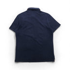 BURBERRY BRIT Nova Check Polo Shirt, Size XL, Navy, Cotton, Pique, Single Logo Embroidery, Made in Turkey
