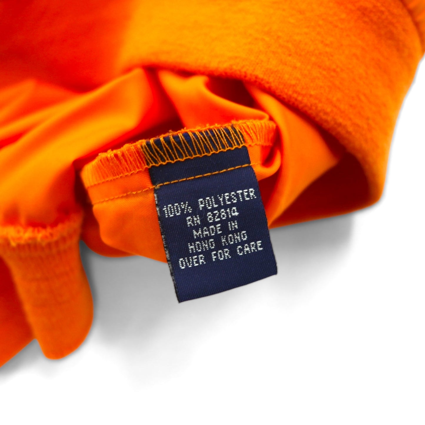 90s Vintage Sport Jacket, Piste Pullover, Nylon Jersey, Size M, Orange, IVY CREW