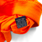 90s Vintage Sport Jacket, Piste Pullover, Nylon Jersey, Size M, Orange, IVY CREW