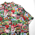 Reyn SPOONER 90年代 ハワイ(USA)製 AMERICAN CLASSICS アロハシャツ 2XL マルチカラー レーヨン NCAA OKLAHOMA SOONERS カレッジ フットボール