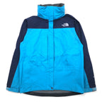 THE NORTH FACE Raintex Plasma Gore-Tex Waterproof Mountain Parka Set Up L Blue Navy Nylon NPW11402